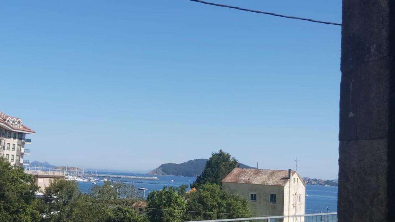Casa Al Lado De La Playa Santa Marta Baiona Villa Bagian luar foto